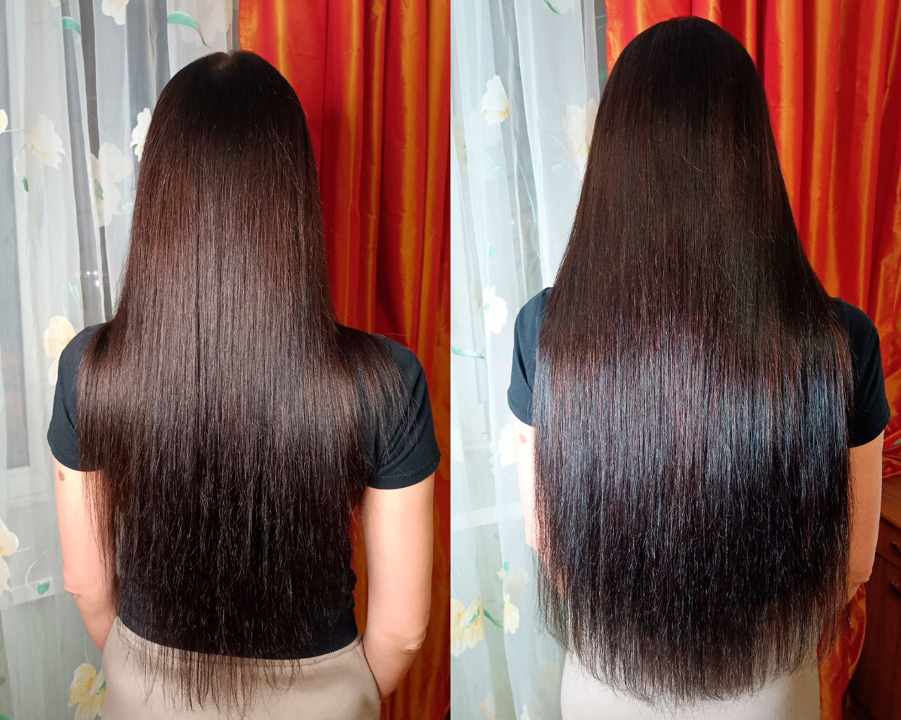 Наращивание волос для объема. Фото до и после
